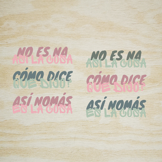 STICKER FRASE