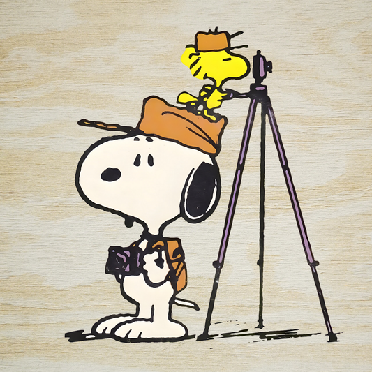 STICKER SNOOPY FOTÓGRAFO