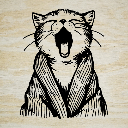 STICKER GATO BOSTEZO