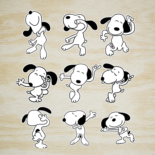 STICKER SNOOPY BAILANDO