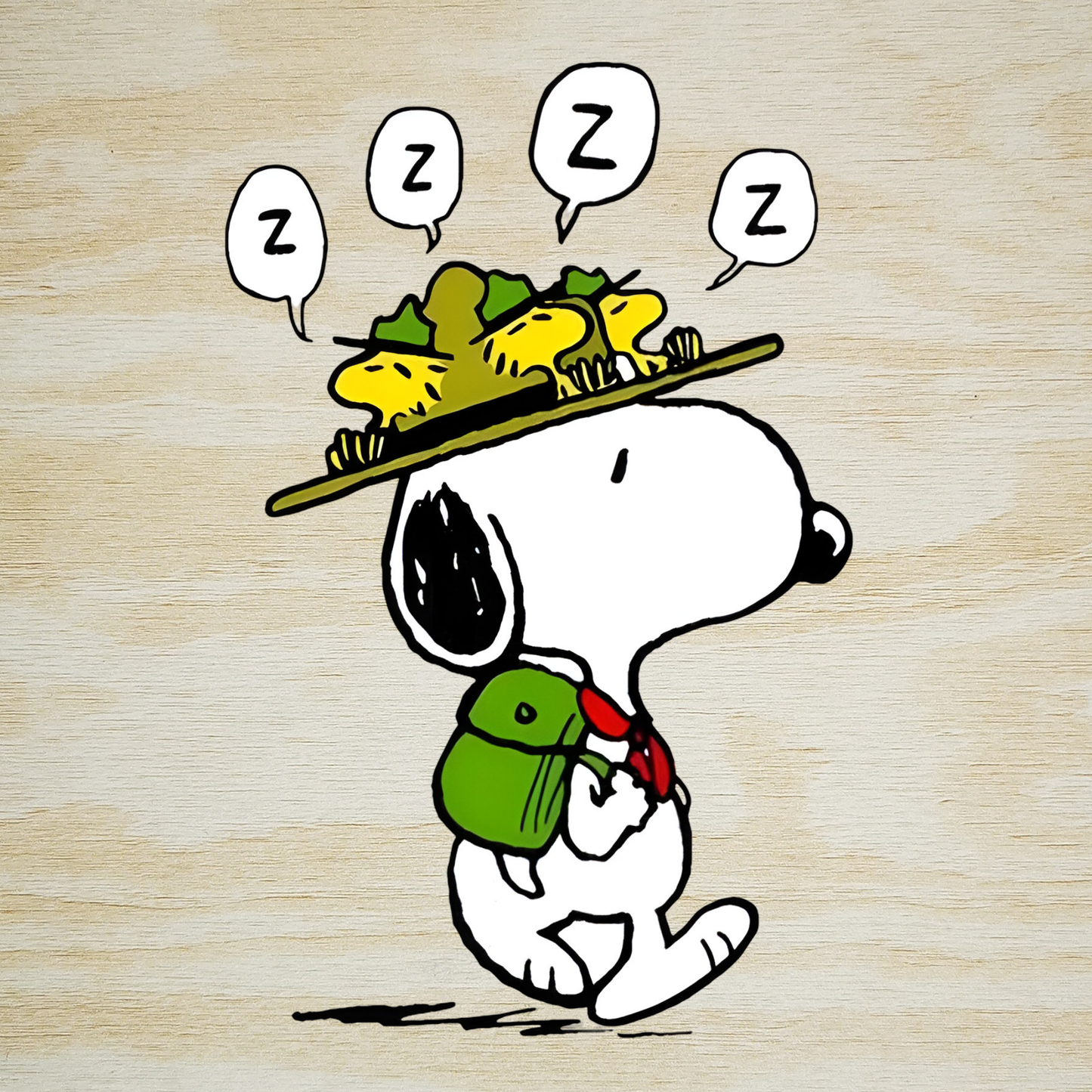 STICKER BEAGLE SCOUT CON WOODSTOCKS