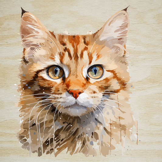 STICKER GATO ATIGRADO