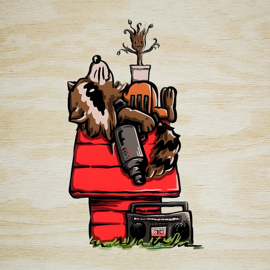 STICKER SNOOP ROCKET