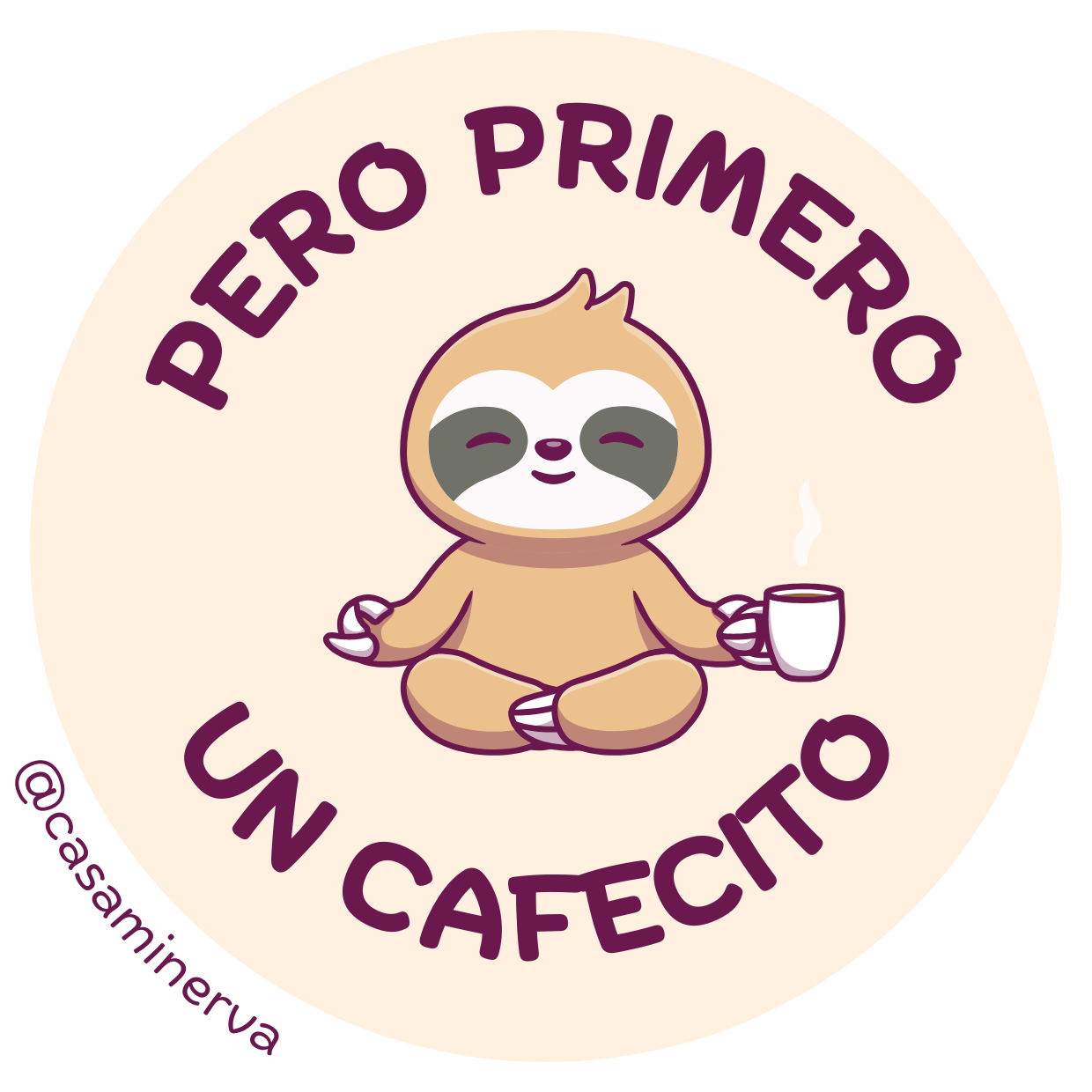 STICKER PRIMERO CAFECITO
