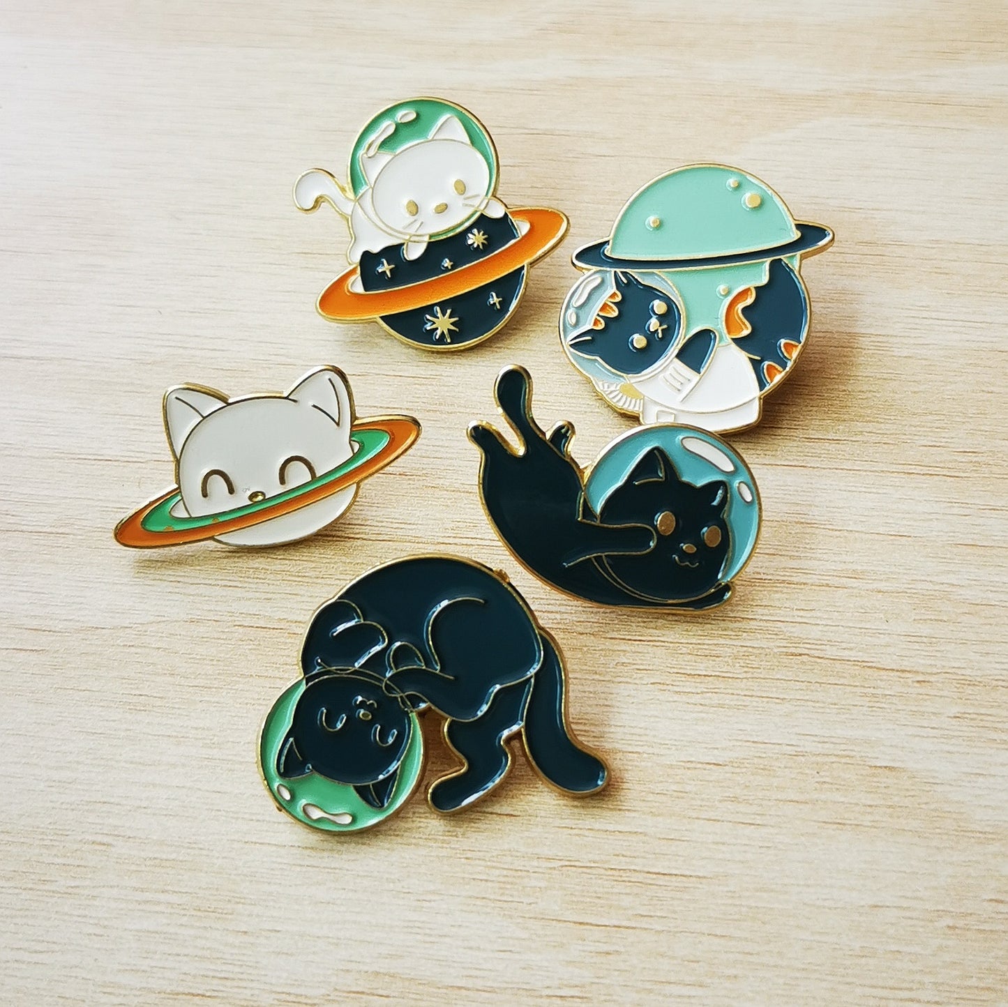 PIN GATOS ESPACIALES