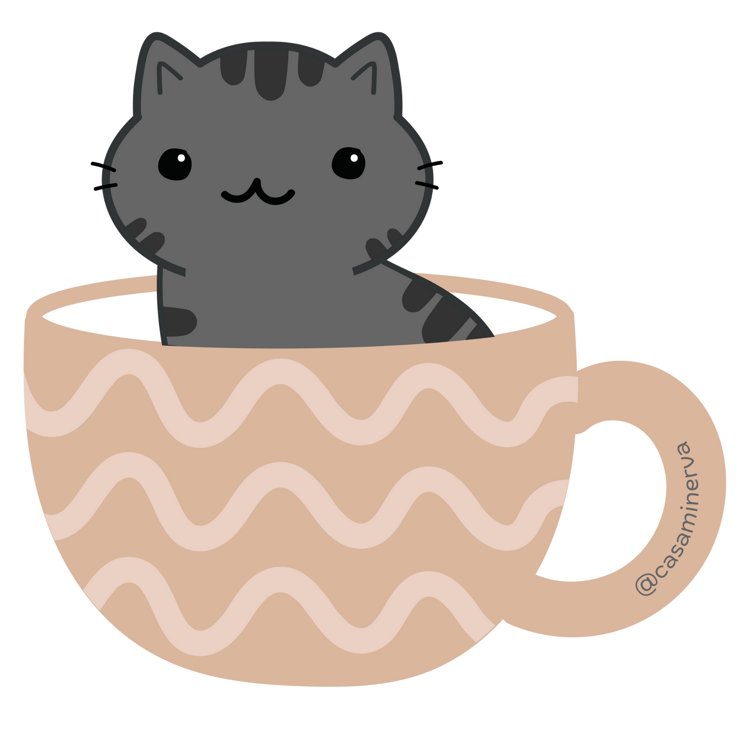 BOLSA GRANDE GATO TAZA