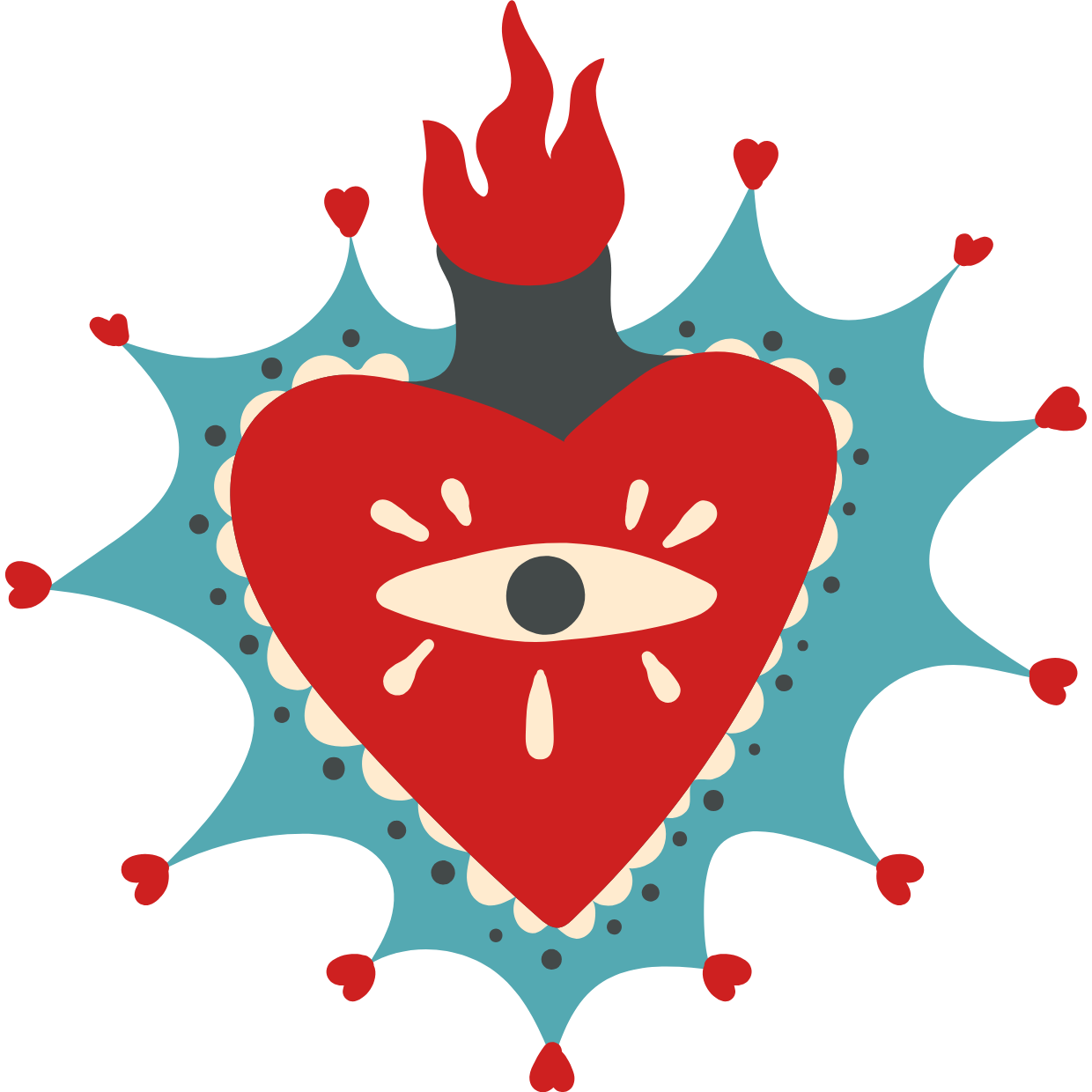 STICKER S. CORAZÓN 7