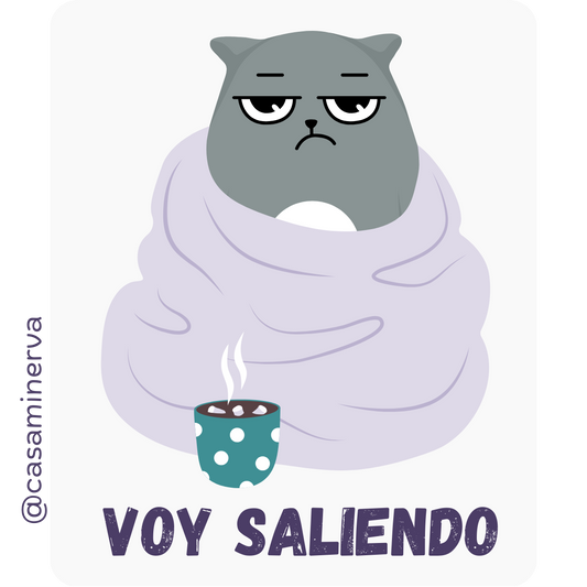 STICKER SALIENDO
