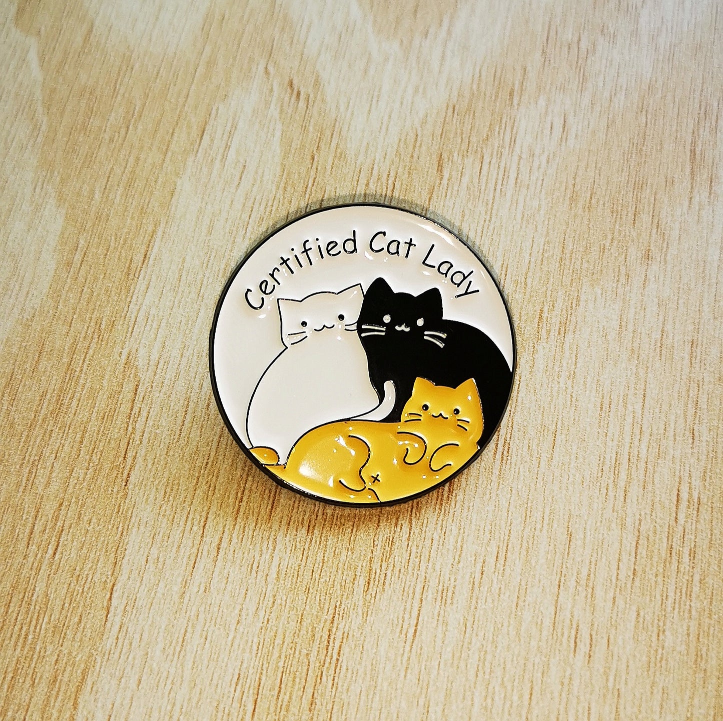 PIN CERTIFIED CAT LADY