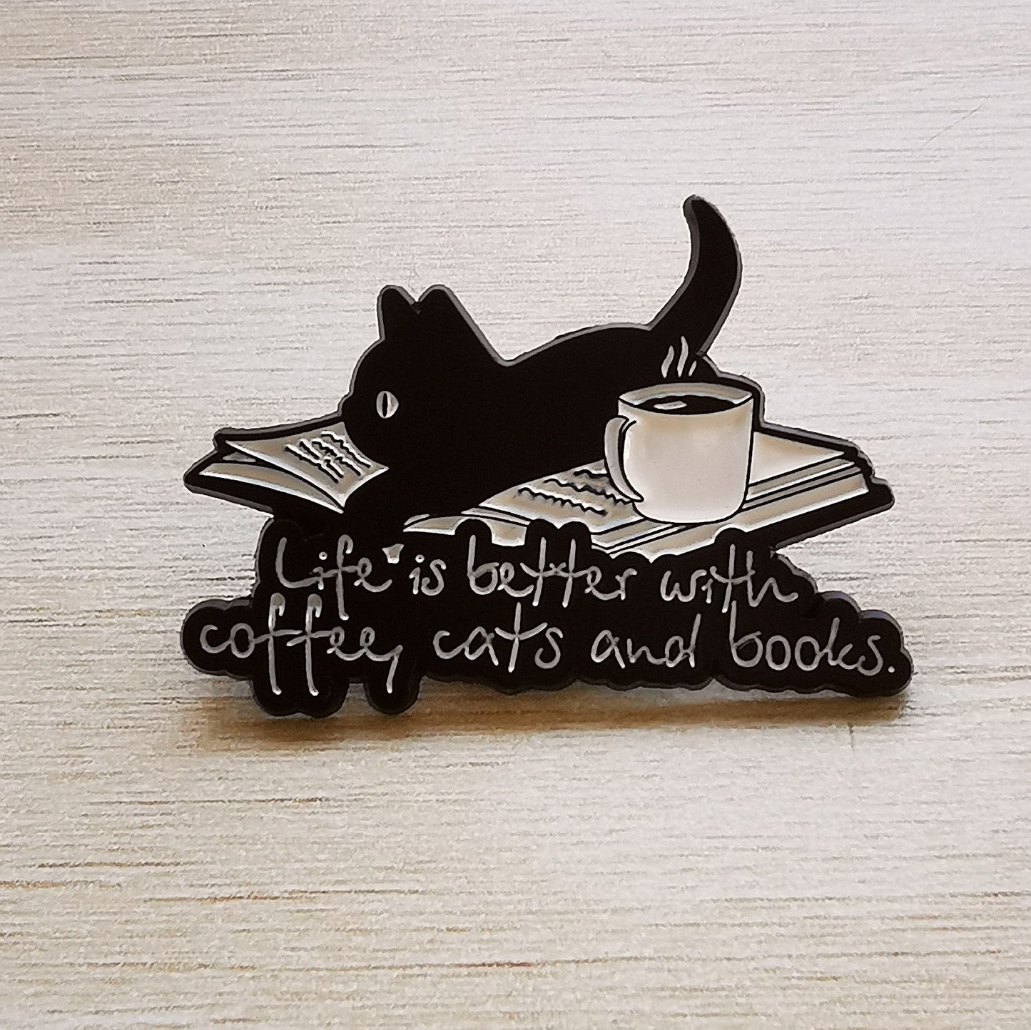 PIN GATOS, LIBROS Y CAFÉ